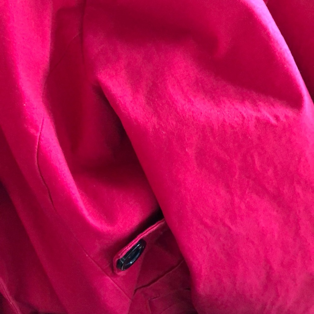 Dynamite Red Button Up Jacket - Picture 7 of 8